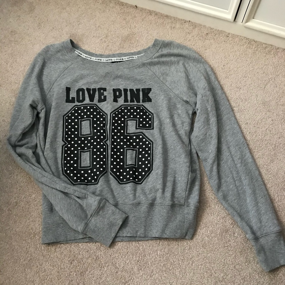 PINK: sweatshirt